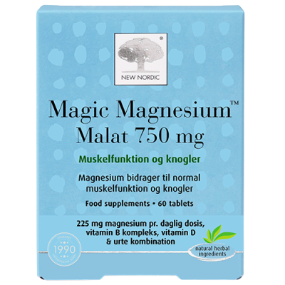 New Nordic Magic Magnesium Malat 750 mg (60 tabl)