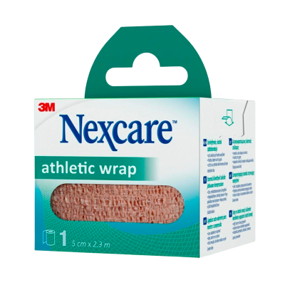 Nexcare Athletic Wrap Lysbrun - 5 cm x 2,3 m (1 stk)