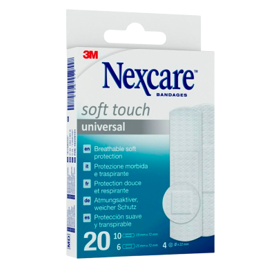 Nexcare Universal Soft Touch Plastre (20 stk)