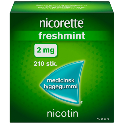 Nicorette Freshmint med tyg 2MG (210 stk)