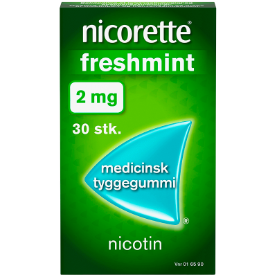 Nicorette Freshmint med tyg 2MG (30 stk)