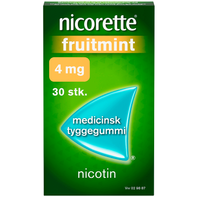 Nicorette Fruitmint Tyggegummi 4 mg (30 stk)