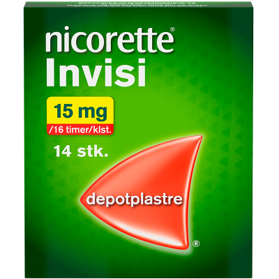 Nicorette Invisi Depotplaster 15MG/16T (14 stk)