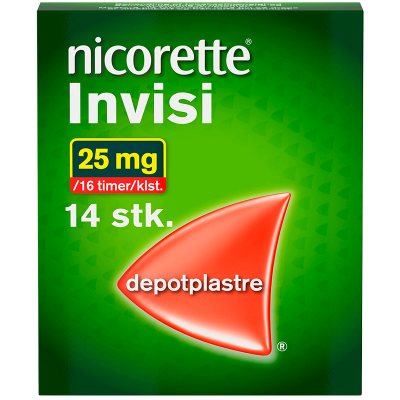 Nicorette Invisi Nikotinplaster 25 mg (14 stk)