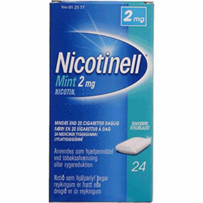 Nicotinell Mint Tyggegummi 2 mg (24 stk)