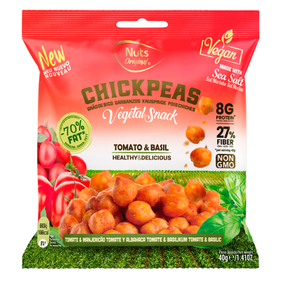 Nuts Original Crunchy Chickpeas - Tomato & Basil (40 g)