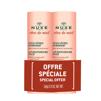NUXE Reve De Miel Lip Stick Duopack (1 sæt)