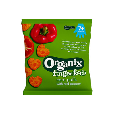 Organix finger foods red pepper hearts (20 g)