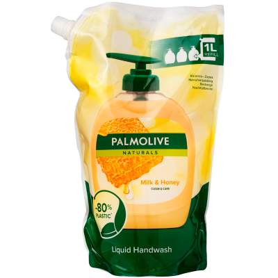 Palmolive Flydende Håndsæbe Milk & Honey Refill (1000 ml)