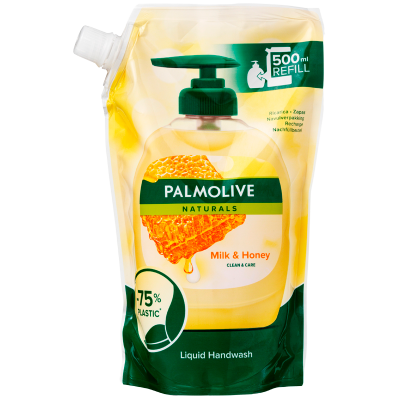 Palmolive Flydende Håndsæbe Milk & Honey Refill (500 ml)