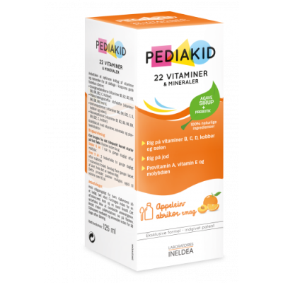 Pediakid 22 Vitamins Sirup Apricot & Orange (125 ml)