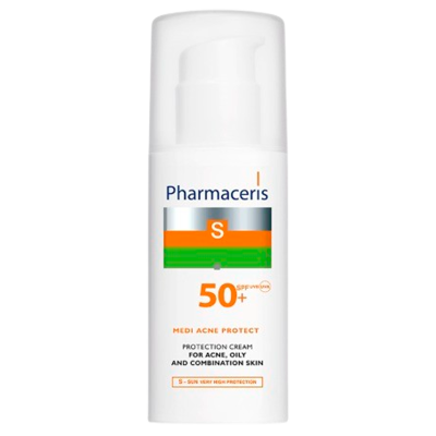 Pharmaceris S Medi Acne Protect Protective Cream For Acne, Oily & Combination Skin SPF 50+ (50 ml)