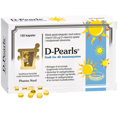 Pharma Nord D-Pearls 20 µg (120 kapsler)