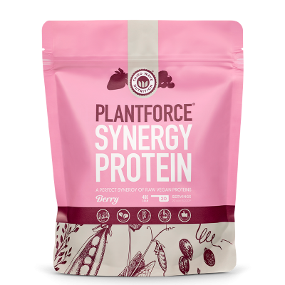 Plantforce Synergy Protein Bær (400 g)