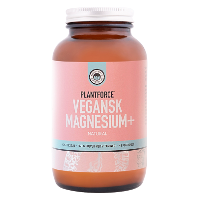 Plantforce Vegansk Magnesium+ Natural (160 g)