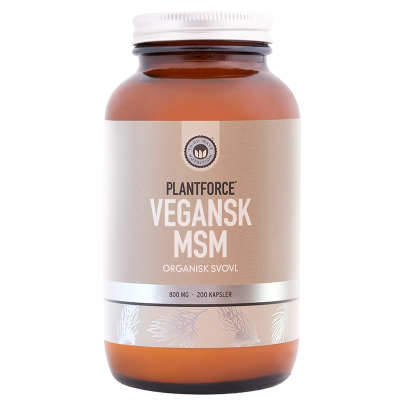Plantforce Vegansk MSM 800 mg (200 kap)