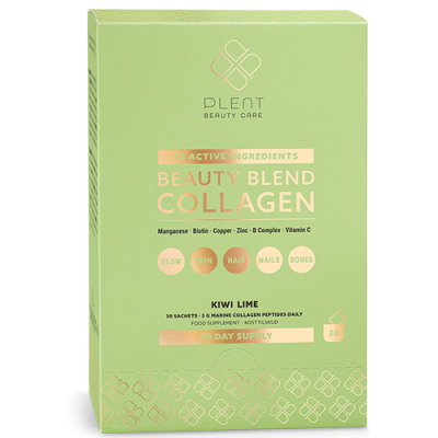 Plent Beauty Blend Collagen Kiwi Lime Box (30 breve)