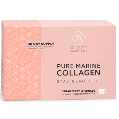 Plent Pure Marine Collagen Strawberry Lemonade Box (30 breve)