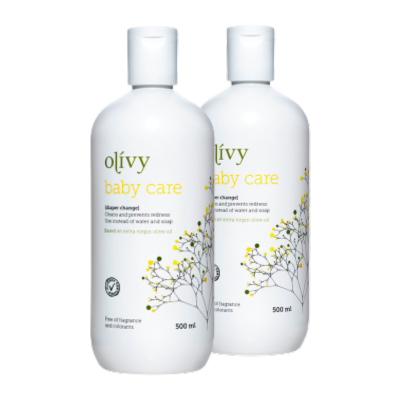 2 x Olívy Baby Care Diaper Change (500 ml)