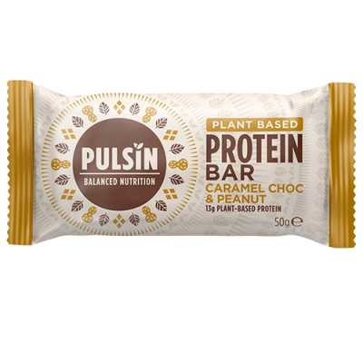 Pulsin Proteinbar Caramel Choc & Peanut (50 g)