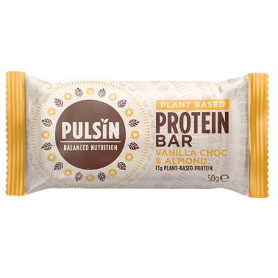 Pulsin Proteinbar Vanilla Choc & Almond (50 g)