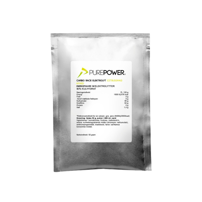 PurePower Carbo Race Electrolyte Citrus (50 g)