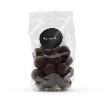 Pureviva Hasselnødder M. 72% Mørk Chokolade Ø (90 g)