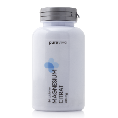 Pureviva Magnesium Citrat 200 mg (180 tab)
