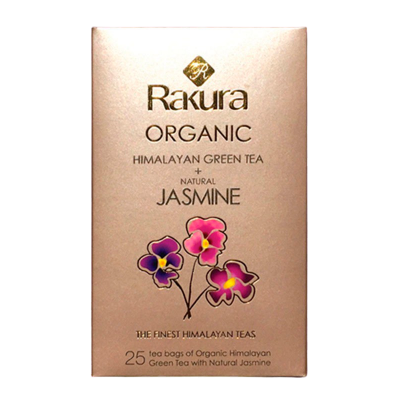 Rakura Himalayan Organic Green Tea + Natural Jasmine (25 stk)