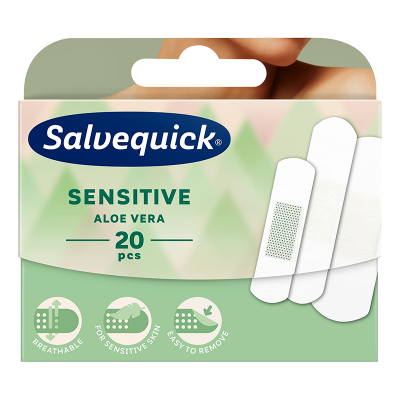 Salvequick Aloe Vera Sensitiv (20 stk)