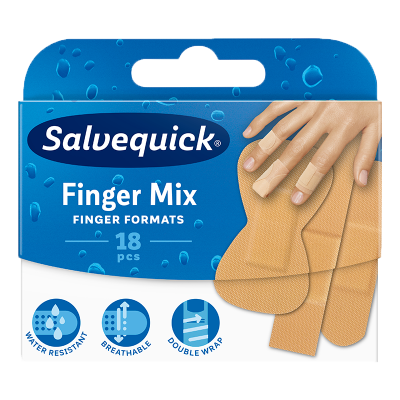 Salvequick FInger Mix (18 stk)
