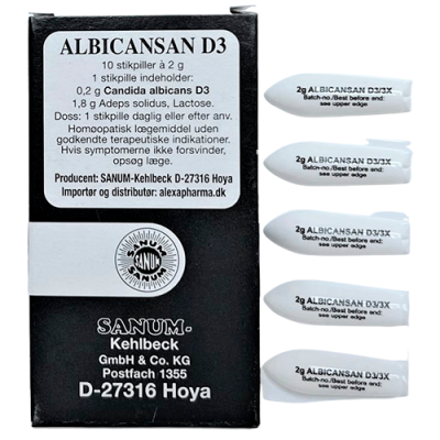 Sanum Albicansan D6 Stikpiller (10 Stk)