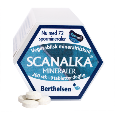 Scanalka Mineraler (200 tabletter)