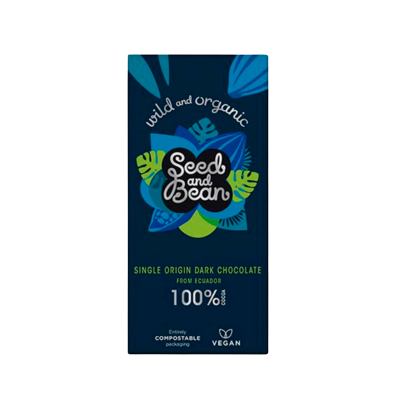 Seed & Bean 100% Mørk Chokolade Ø (75 g)
