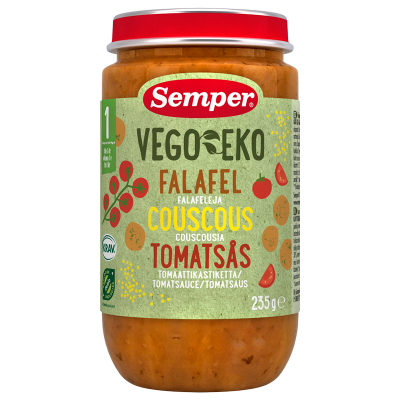 Semper Vego Eko Falafel Couscous Tomat (235 g)