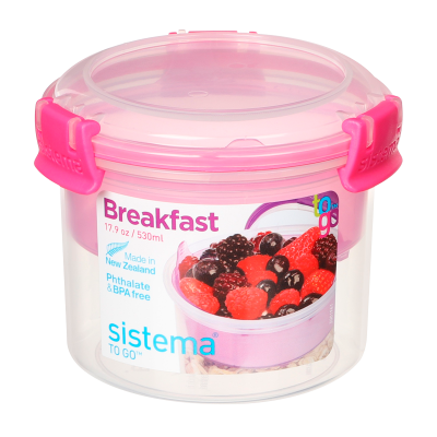 Sistema Breakfast To Go Pink (530 ml)