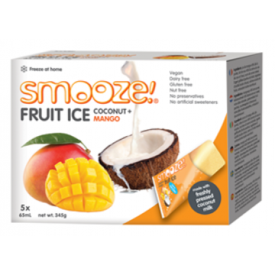 Smooze! Fruit Ice Coconut & Mango (5 stk x 65 ml)