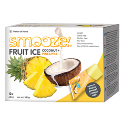 Smooze! Fruit Ice Coconut & Ananas (5 stk x 65 ml)
