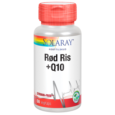 Solaray Rød Ris +Q10 (60 stk.)