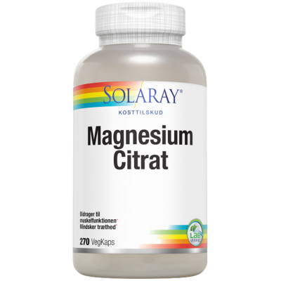 Solaray Magnesium Citrat (270 kaps)