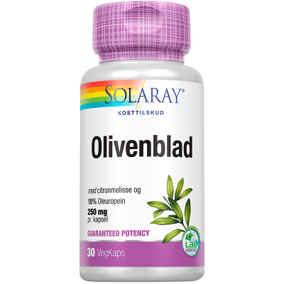 Solaray Olivenblad (30 kap)