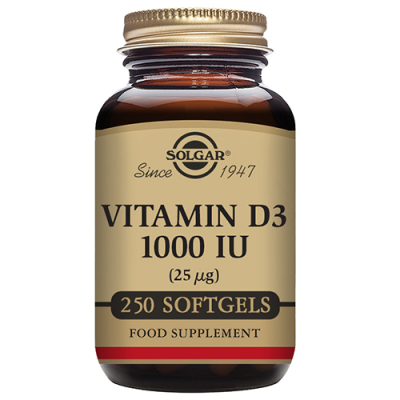 Solgar Vitamin D3 25ug 250 kap