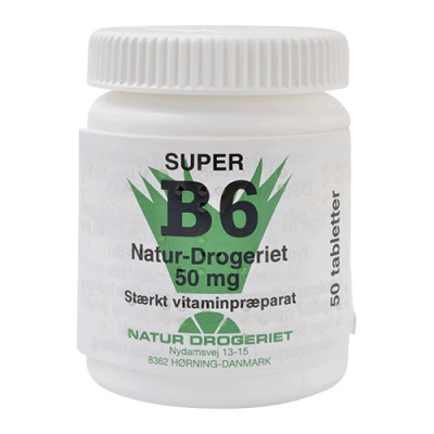 Natur Drogeriet B6 Vitamin 50 Mg (50 tabletter)
