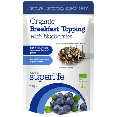 Superlife Blueberry Topping Organic (200 g)