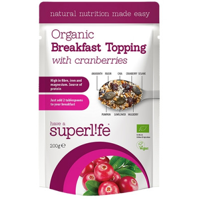 Superlife Cranberry Topping Organic (200 g)