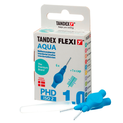 TANDEX Flexi Mellemrumsbørste Aqua PHD 1.0/ISO 2 