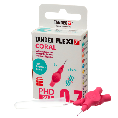 TANDEX Flexi Mellemrumsbørste Coral PHD 0.7/ISO 1