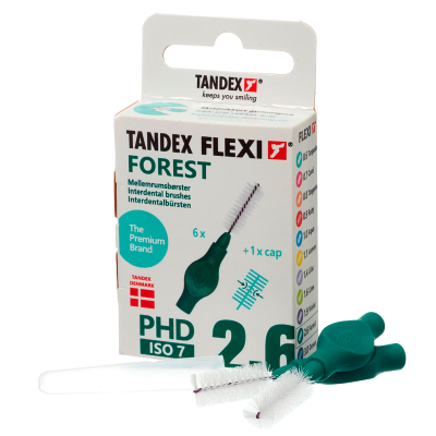 TANDEX Flexi Mellemrumsbørste Forest PHD 2.6/ISO 7 