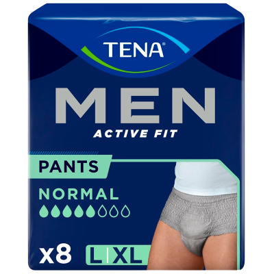 Tena Men Active Fit Grey L/XL Pants (8 stk)