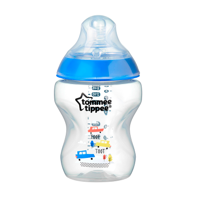 Tommee Tippee Closer To Nature Sutteflaske 0+ Mdr. Dreng 260 ml. (1 stk)